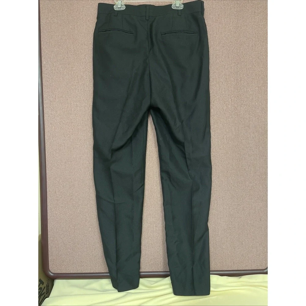 Mens APT 9 Black Pleated‎ Dress Pants W30 L32 Polyester Pockets Teenage Boy